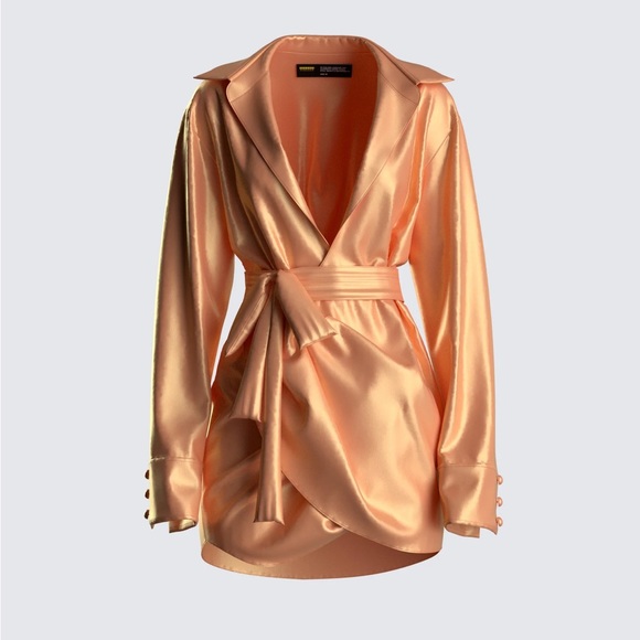 Finesse Remi Wrap Shirt Dress - Picture 4 of 14